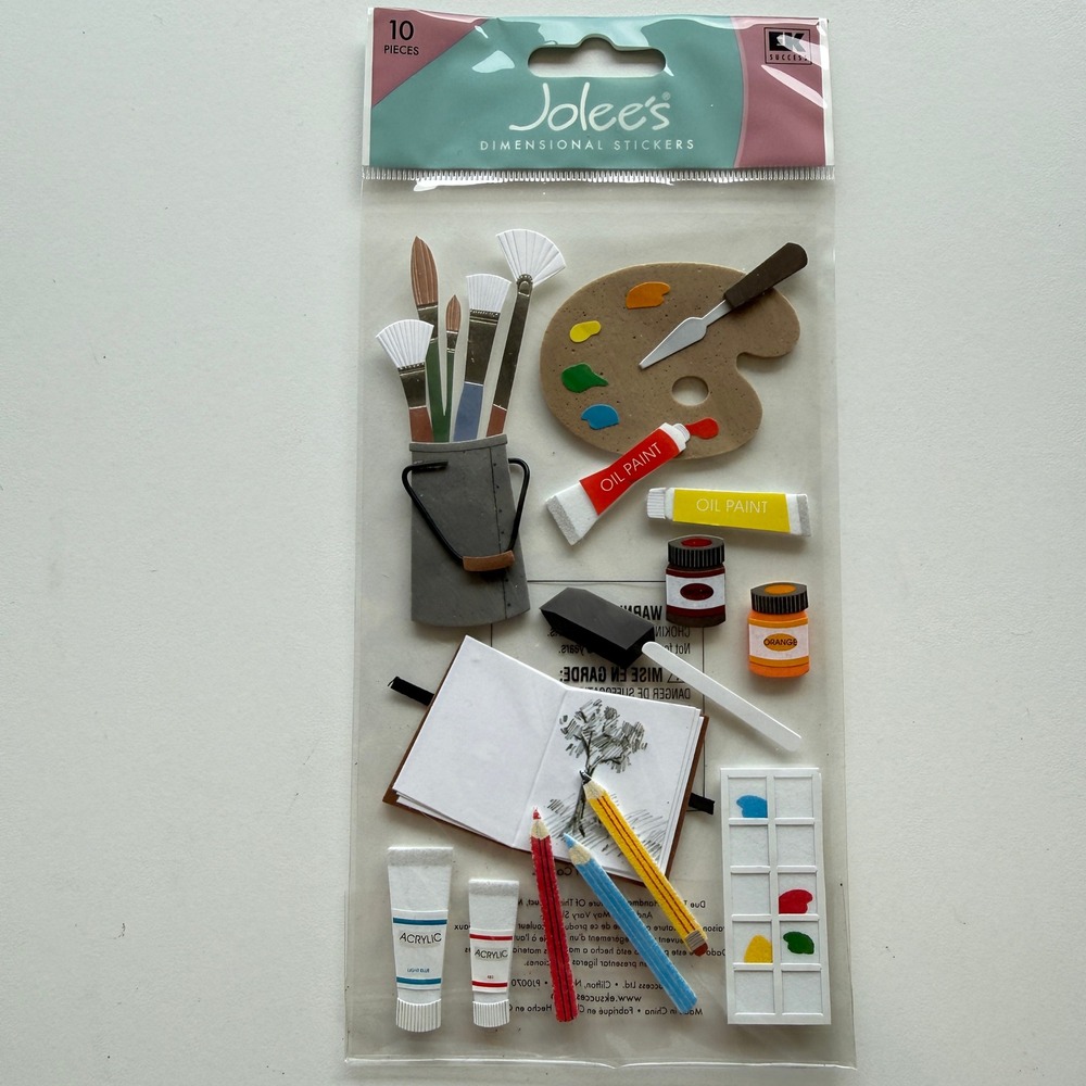 Jolee's Boutique Art Supplies Dimensional Stickers 10pc EK Success EVAJLG004
